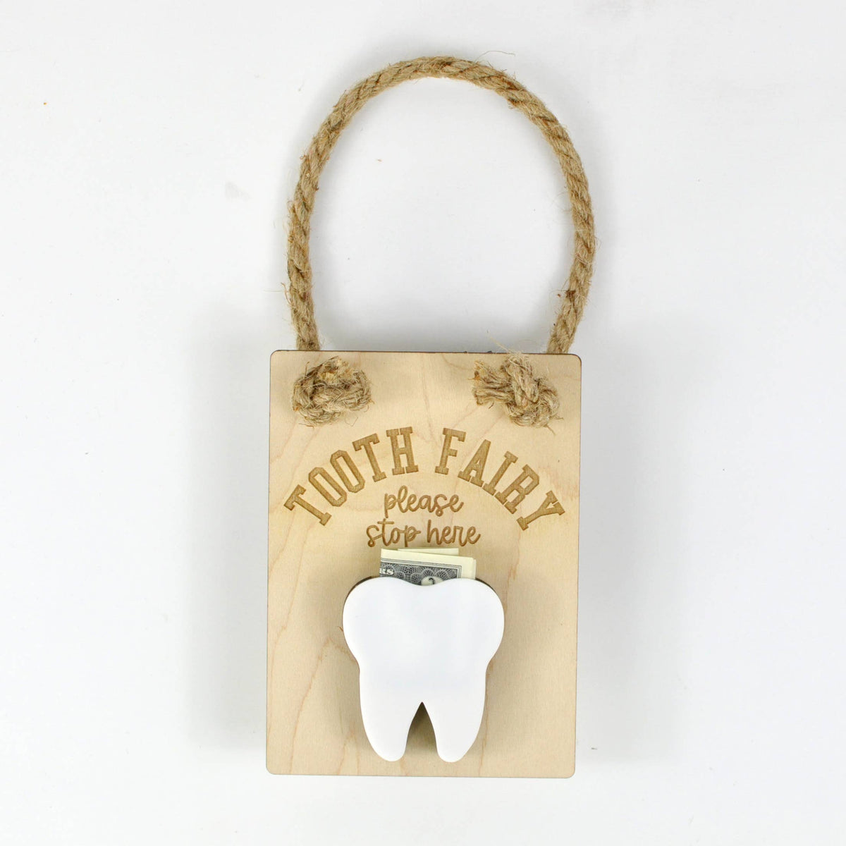 Tooth Fairy Door Hanger With Tooth Storage for Kids
