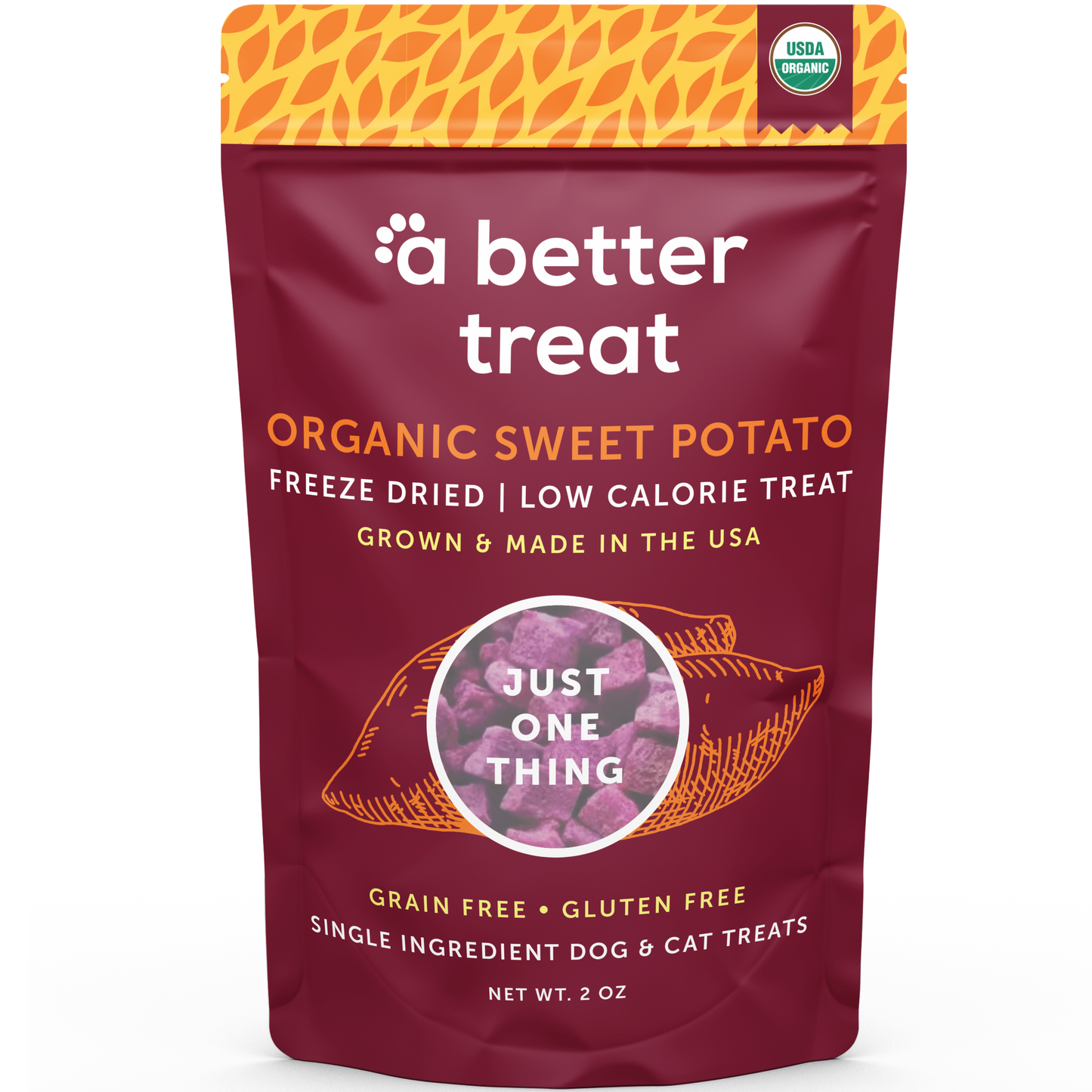 Organic Freeze Dried Purple Sweet Potato Dog and Cat Treats