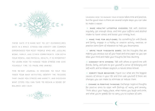 Calm: A Day and Night Reflection Journal - Fresh Start Candles