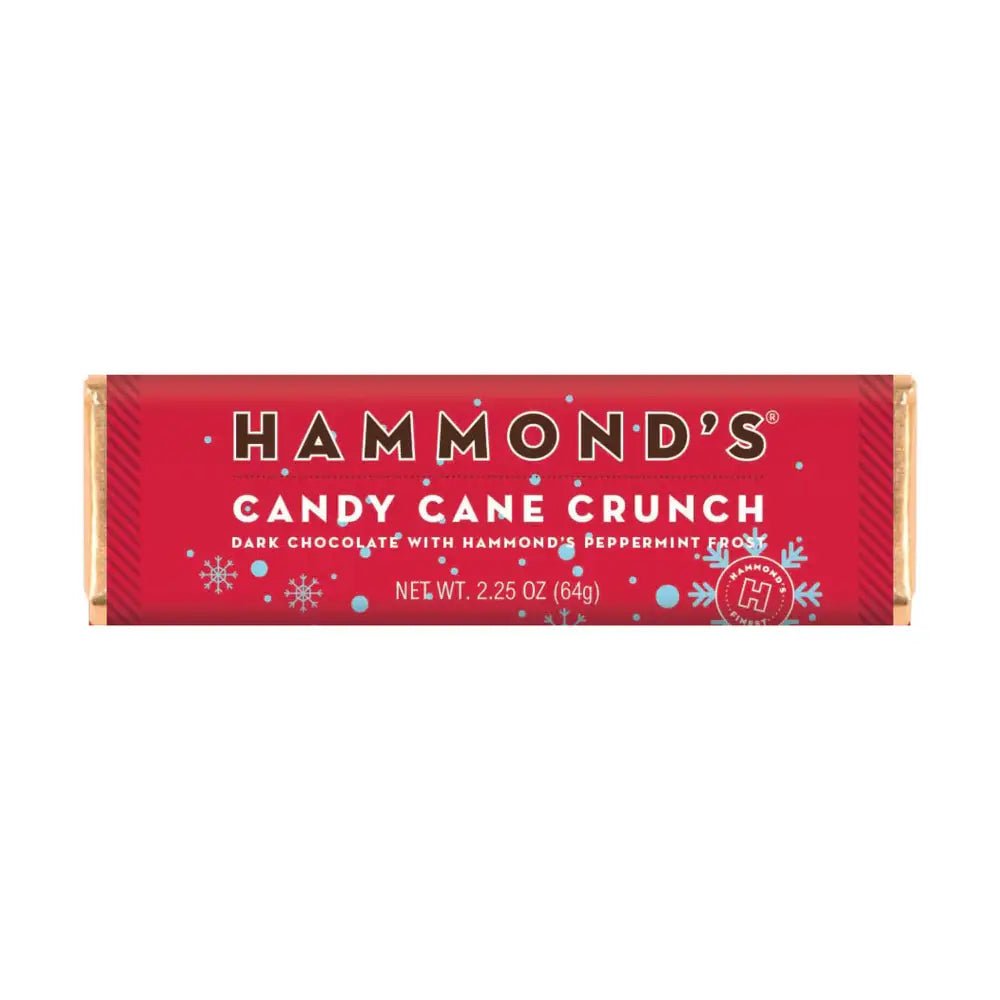 Candy Bar - Dark Chocolate - Candy Cane Crunch - 2.25 oz - Fresh Start Candles