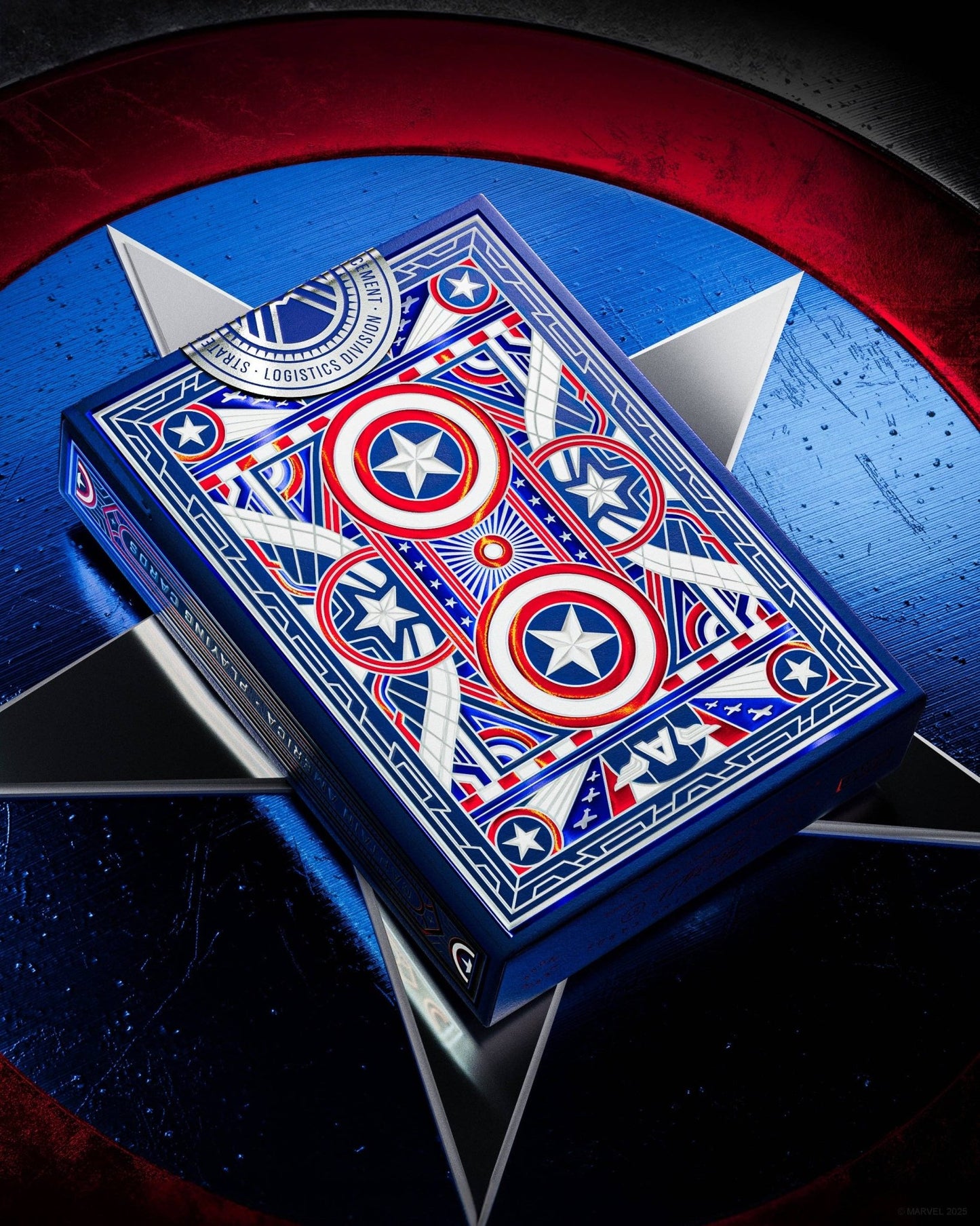 Captain America Playing Cards - Fresh Start Candles