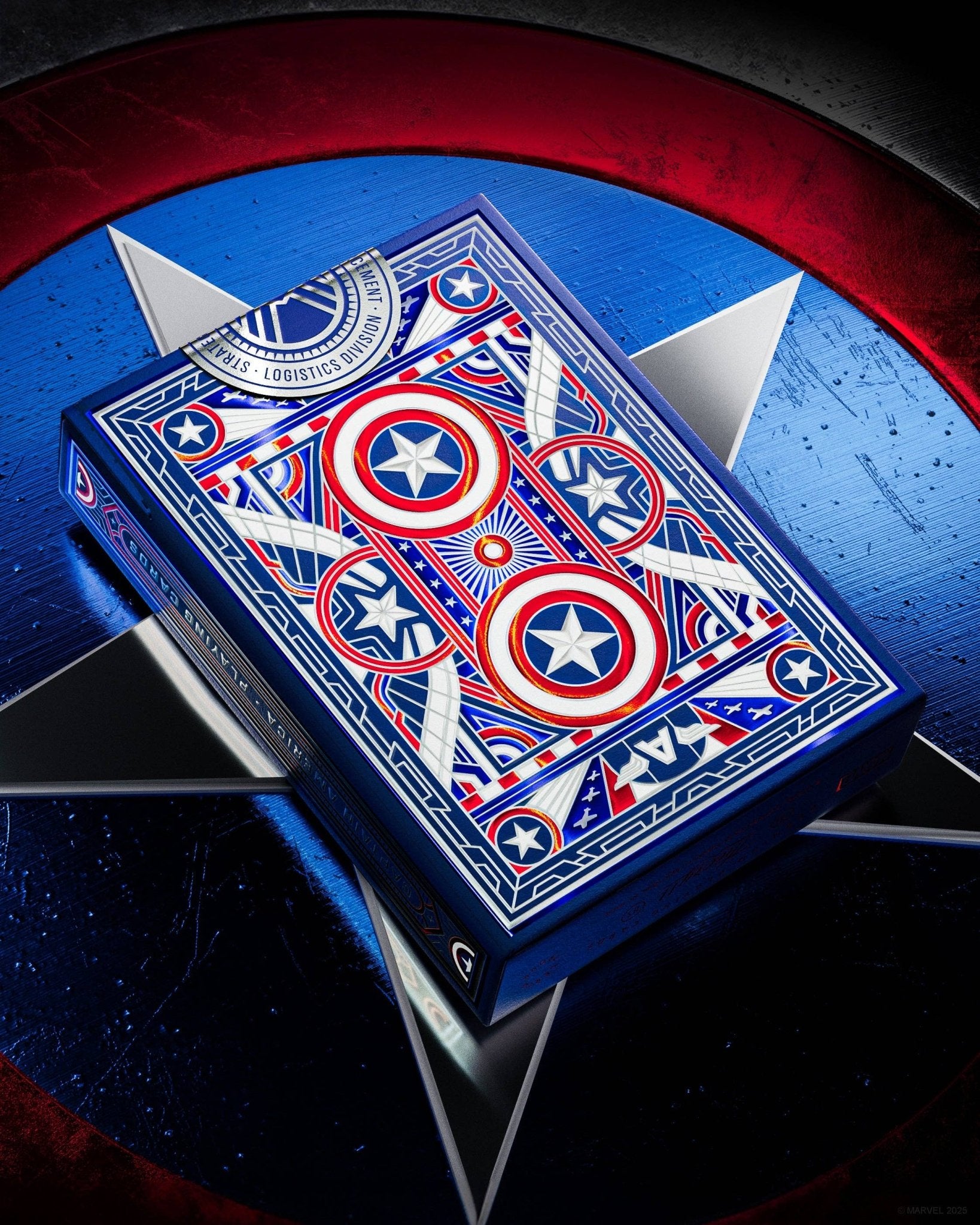 Captain America Playing Cards - Fresh Start Candles