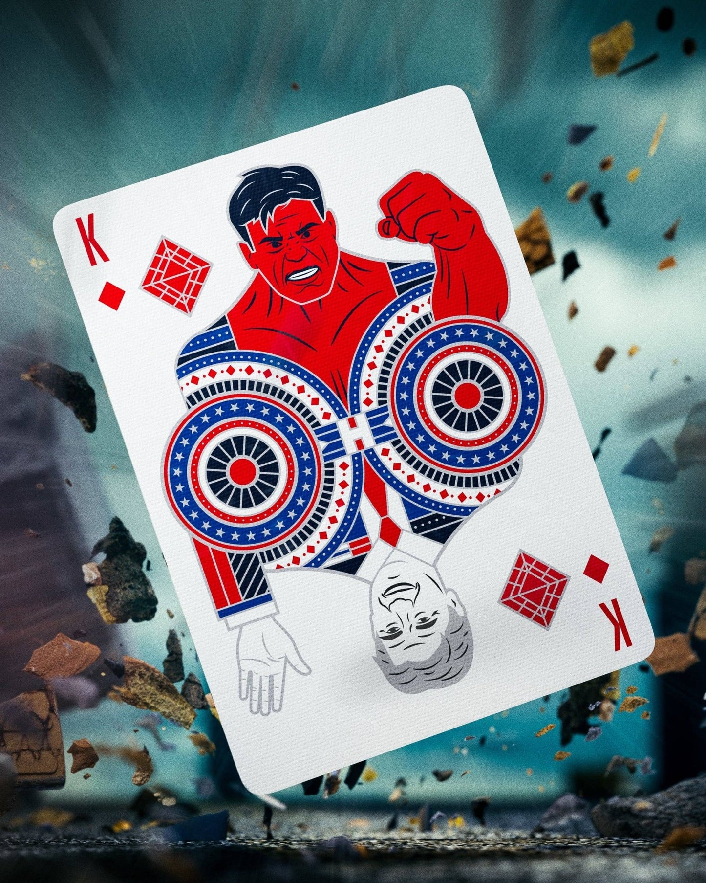 Captain America Playing Cards - Fresh Start Candles