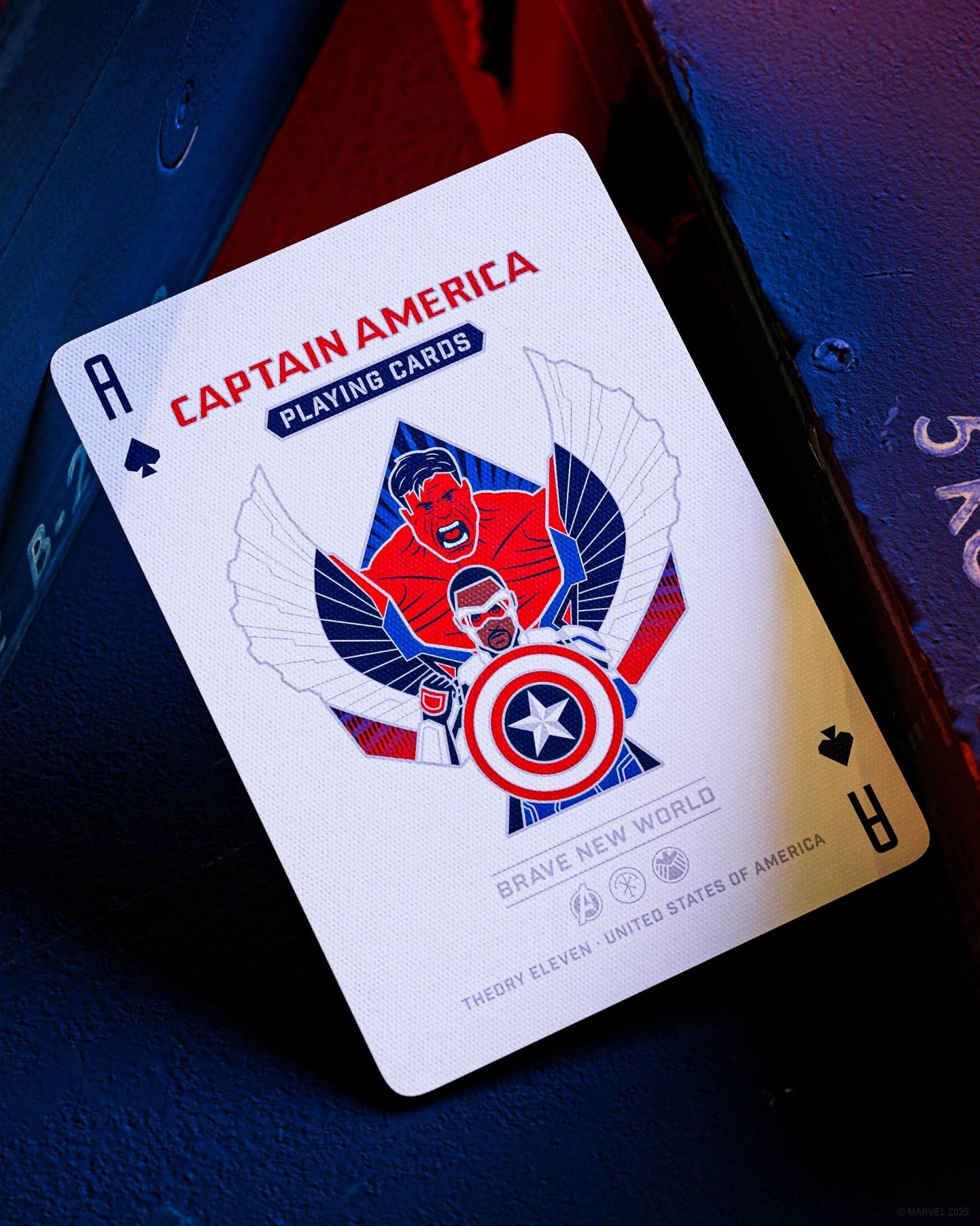 Captain America Playing Cards - Fresh Start Candles