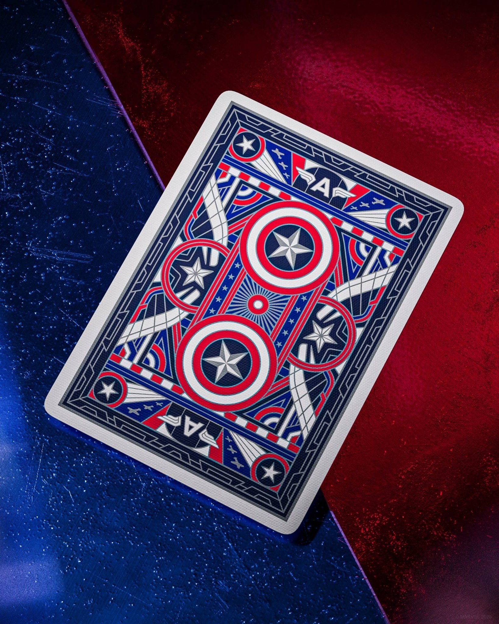 Captain America Playing Cards - Fresh Start Candles