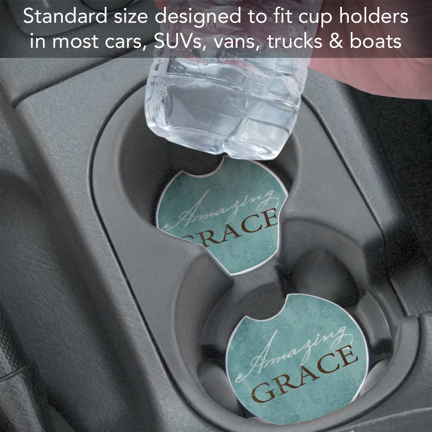Car Coaster Amazing Grace Bulk Stone Car - Fresh Start Candles