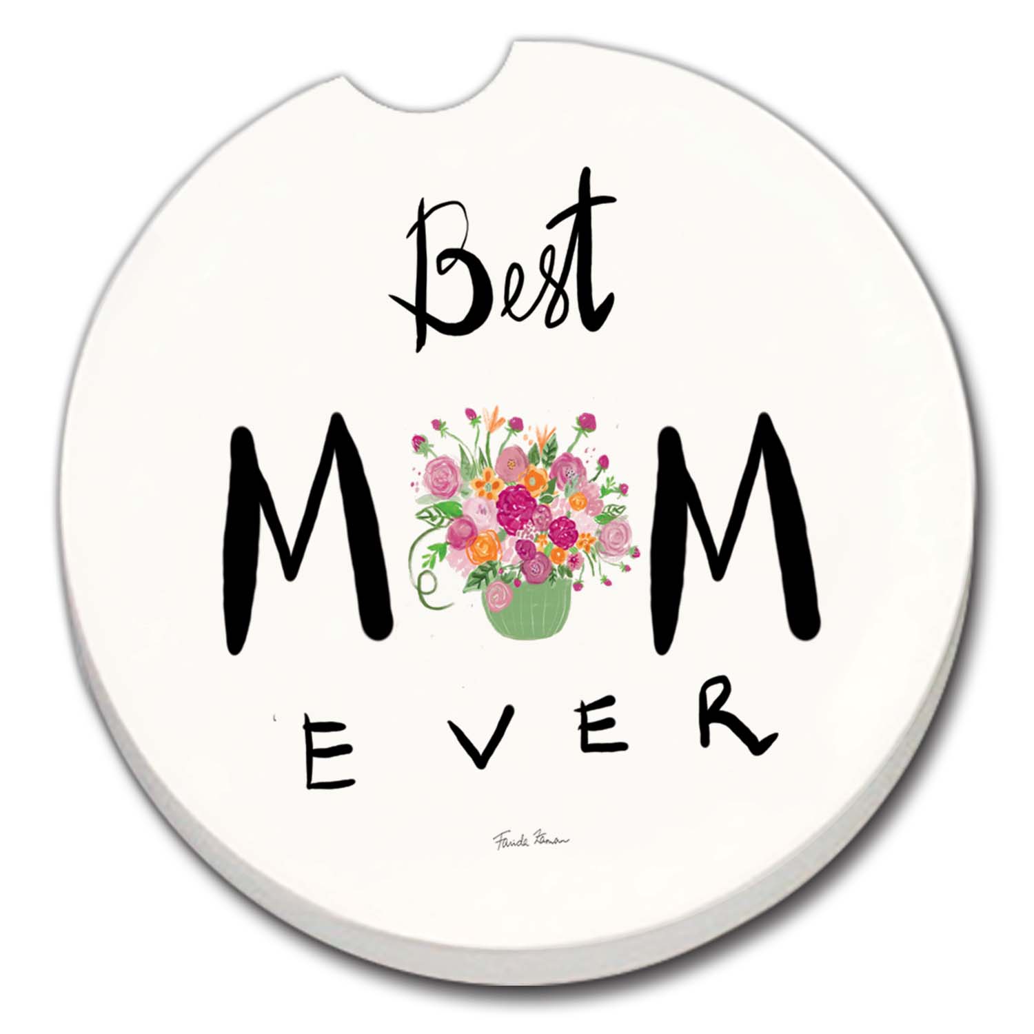 Car Coaster Best Mom Ever Bulk Absorbent Stone - Fresh Start Candles