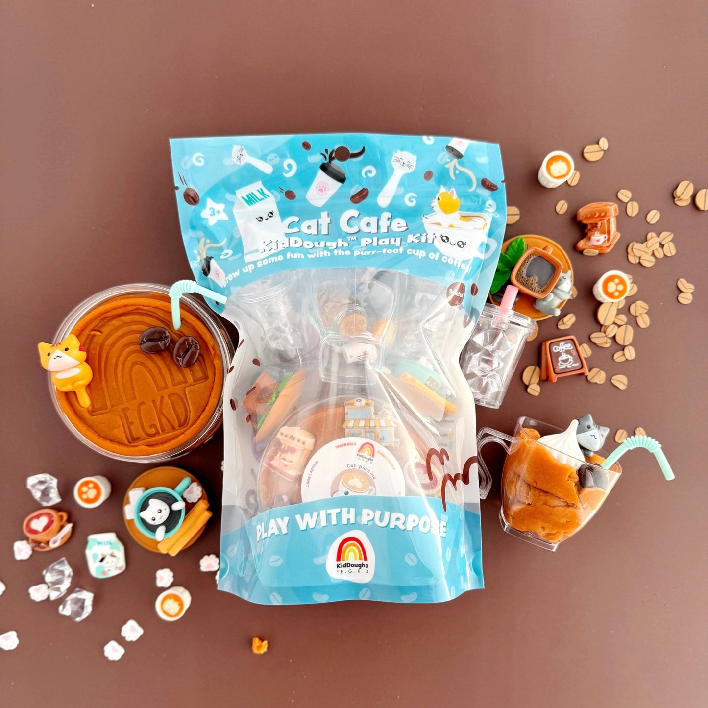 Cat Cafe KidDough Play Kit - Fresh Start Candles