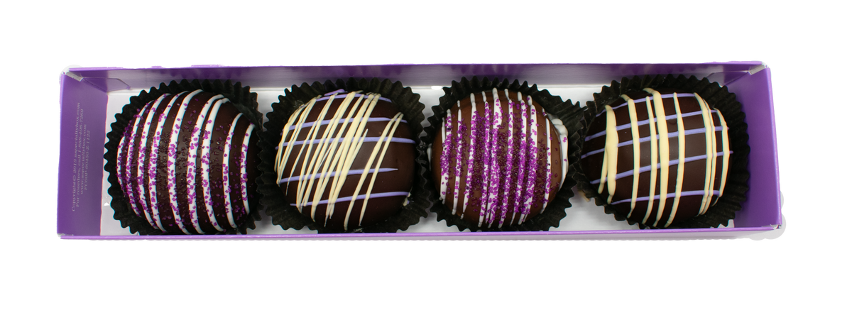 4pc Huckleberry Truffle Assortment