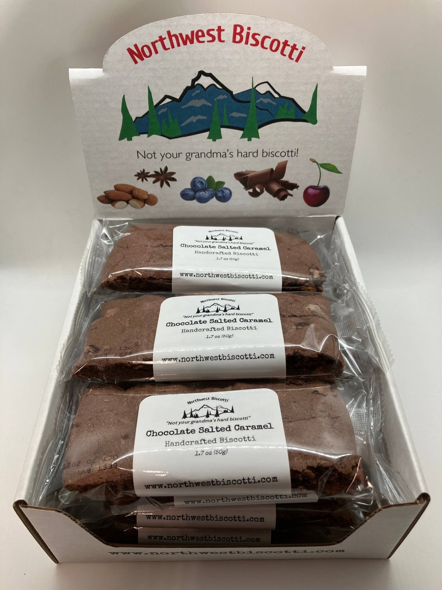 Chocolate Salted Caramel Biscotti - Fresh Start Candles