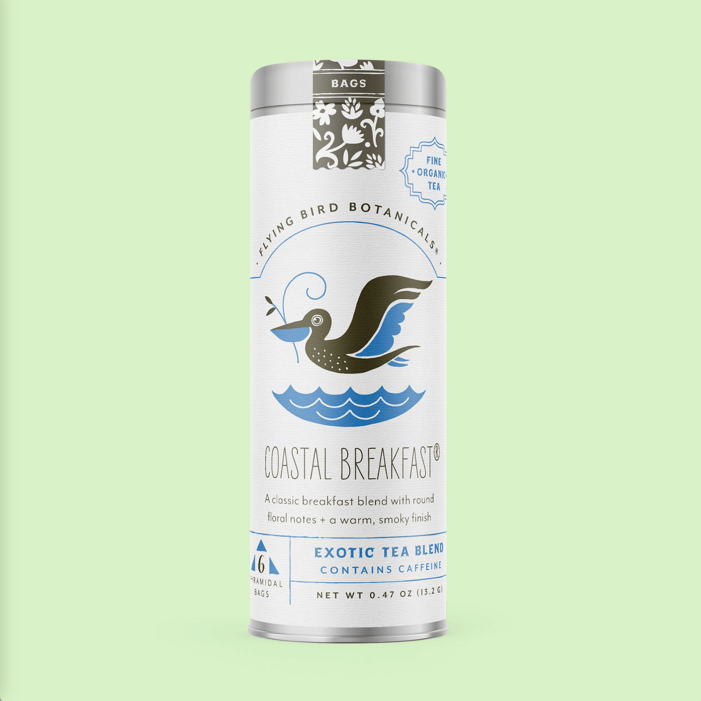 Coastal Breakfast – 6 Tea Bag Tin - Fresh Start Candles