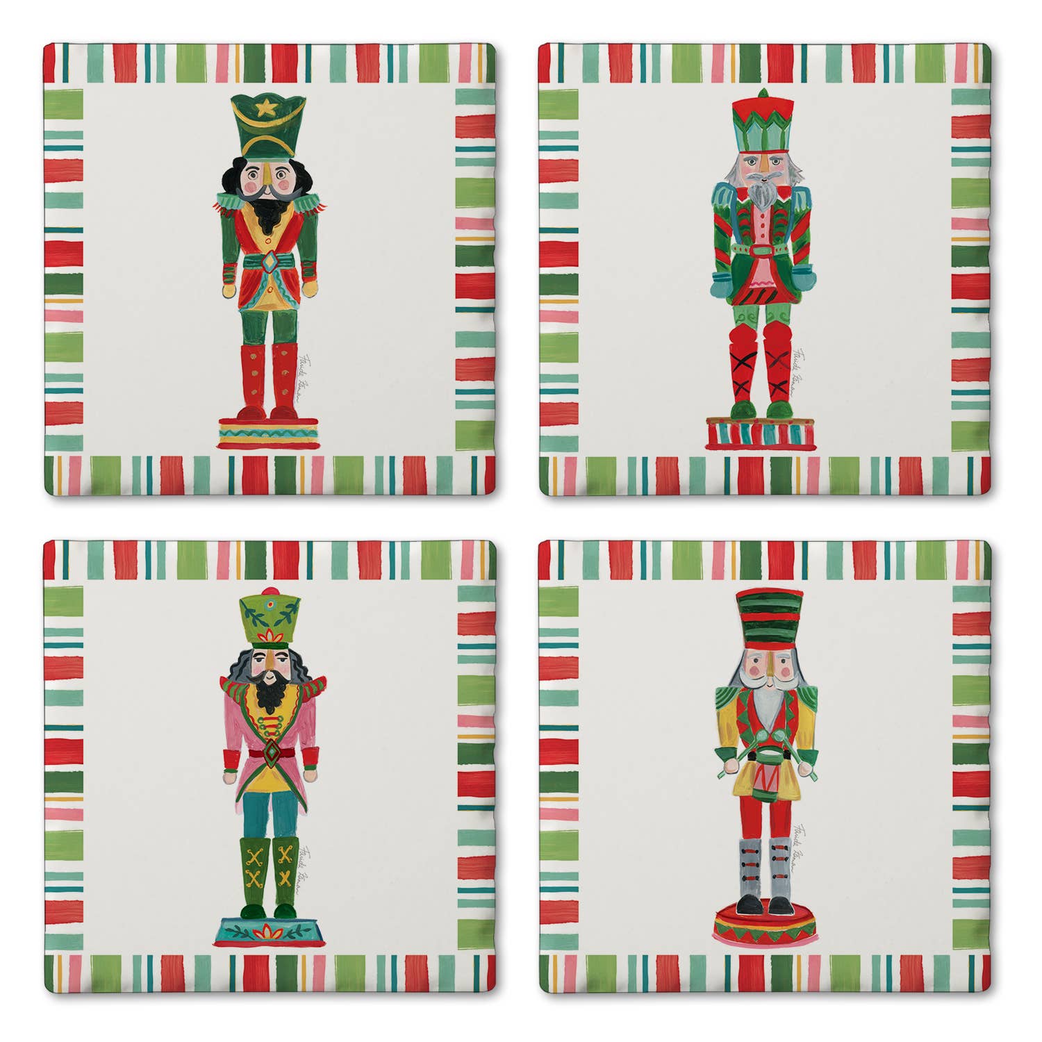 Coaster Holiday Nutcrackers Assorted 4 Set - Fresh Start Candles