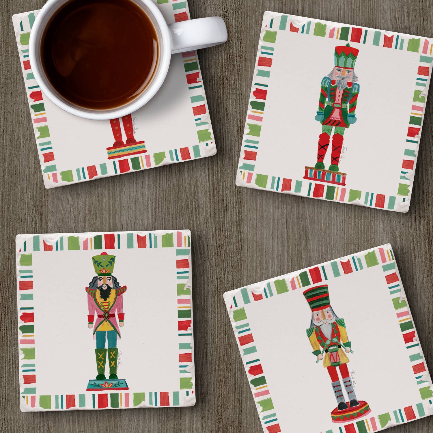 Coaster Holiday Nutcrackers Assorted 4 Set - Fresh Start Candles