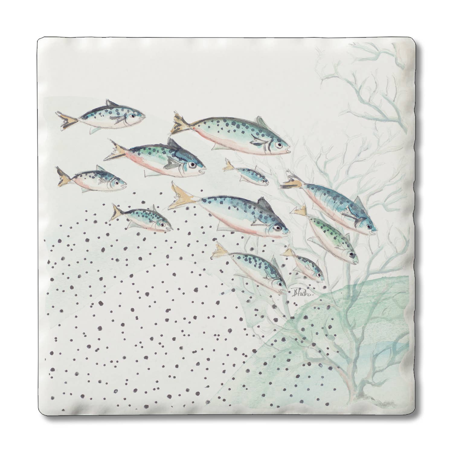 Coaster Octopus Ocean Single Tile - Fresh Start Candles