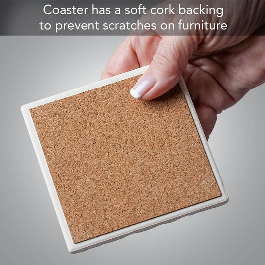 Coaster Thirstystone "Rescue Dog" Single Absorbent Stone - Fresh Start Candles