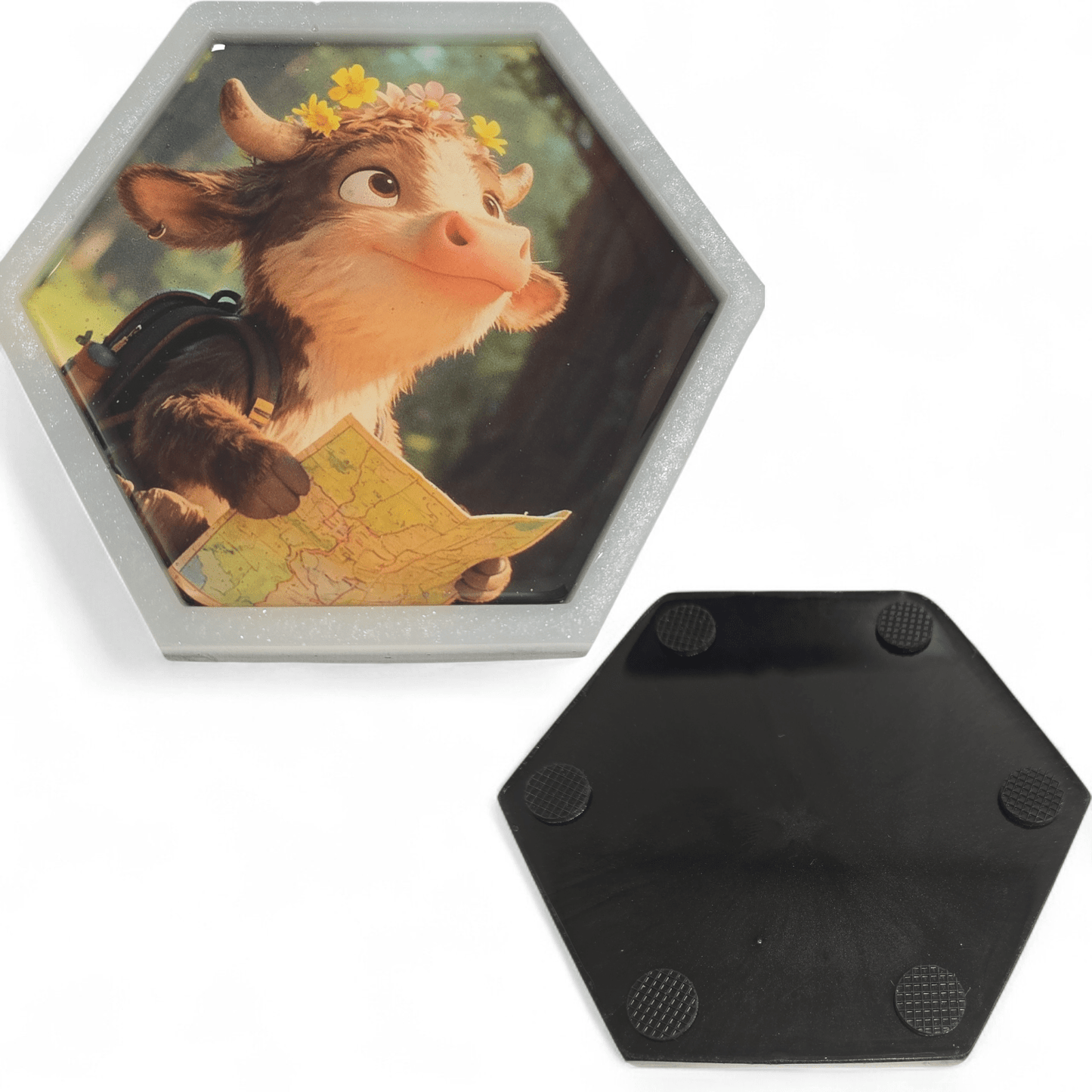 Coasters - Cows - Handmade - Fresh Start Candles