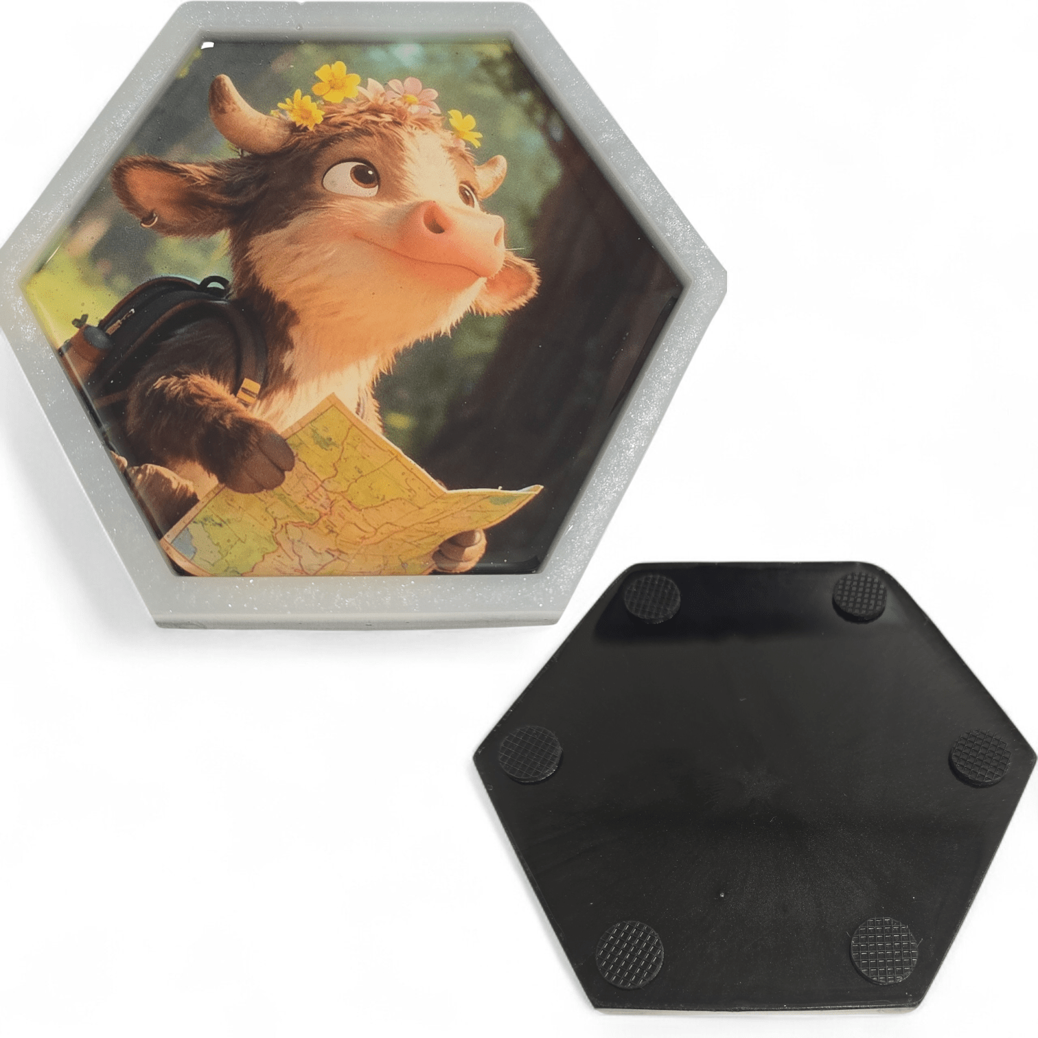Coasters - Cows - Handmade - Fresh Start Candles