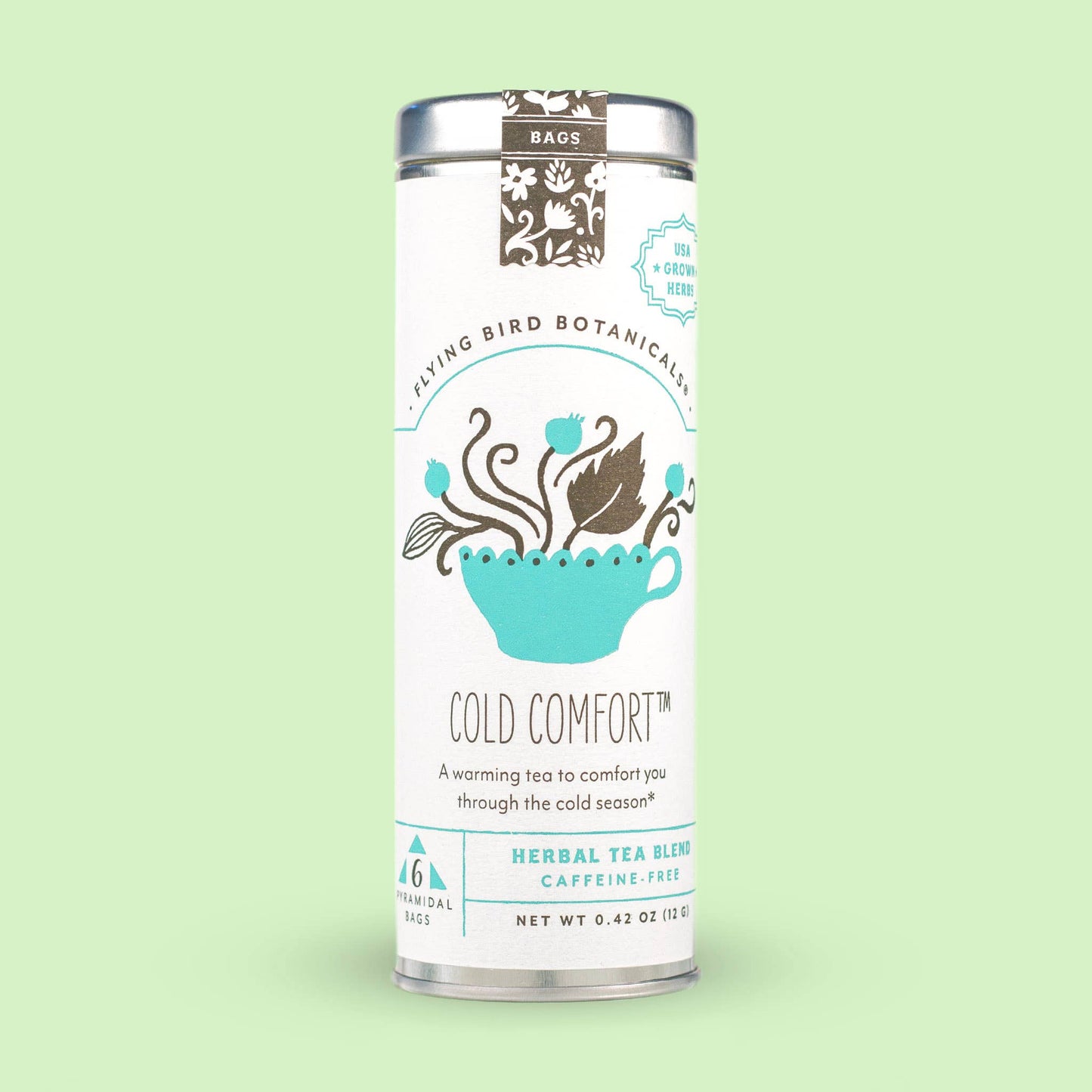 Cold Comfort – 6 Tea Bag Tin - Fresh Start Candles