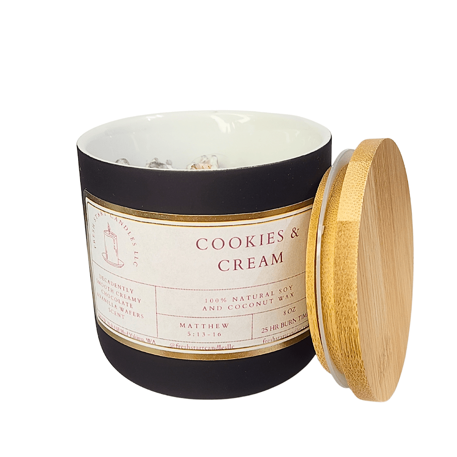 Cookies & Cream 8oz - Fresh Start Candles