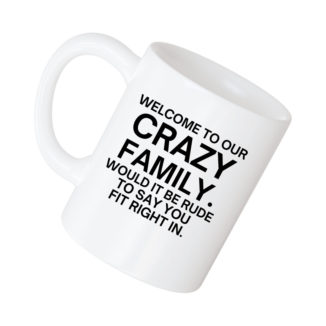 Crazy family coffee cup - Fresh Start Candles