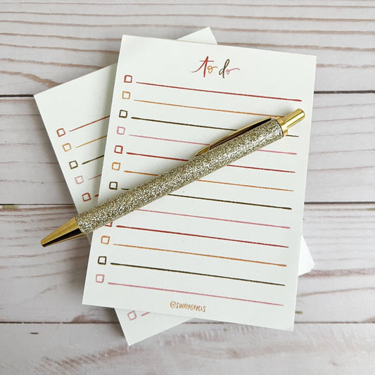 Cute to do list notepad | Handmade notepads - Fresh Start Candles