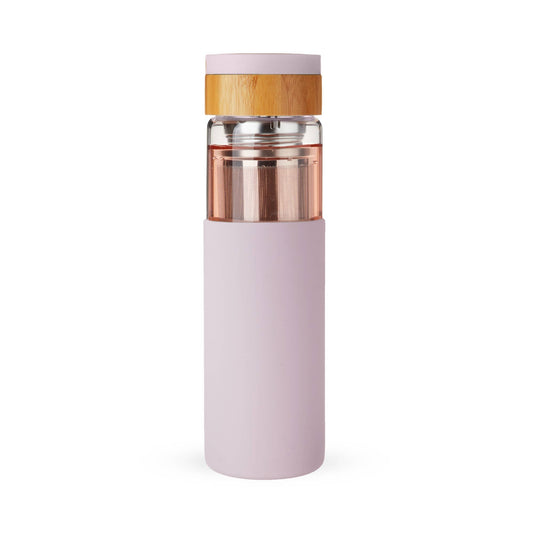 Dana™ Glass Travel Mug Infuser and Silicone Sleeve Lavender - Fresh Start Candles