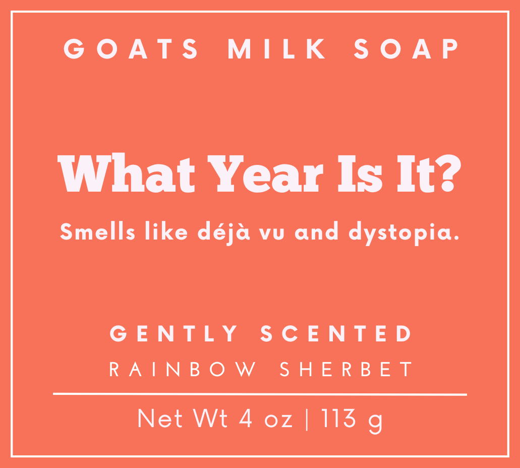 Rainbow Sherbet Soap | Political Humor | 4 oz Goat Milk Soap