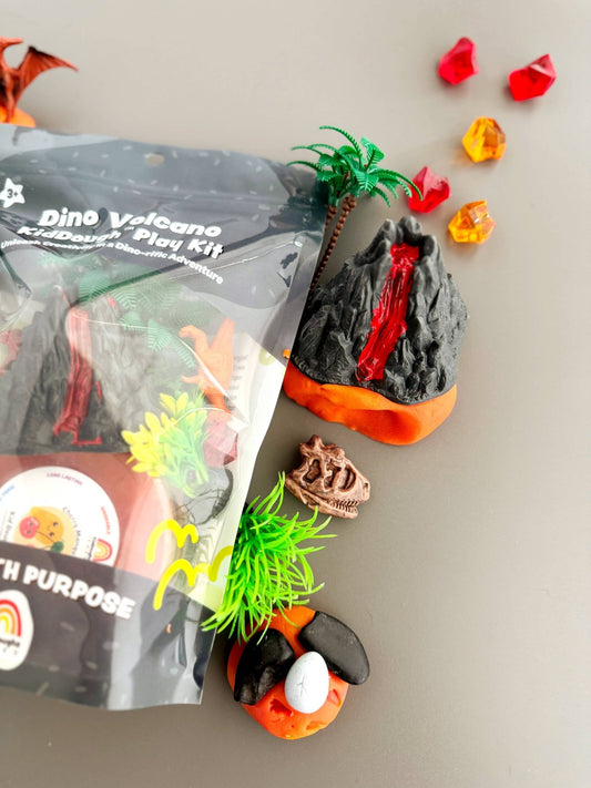 Dino Volcano KidDough Play Kit - Fresh Start Candles