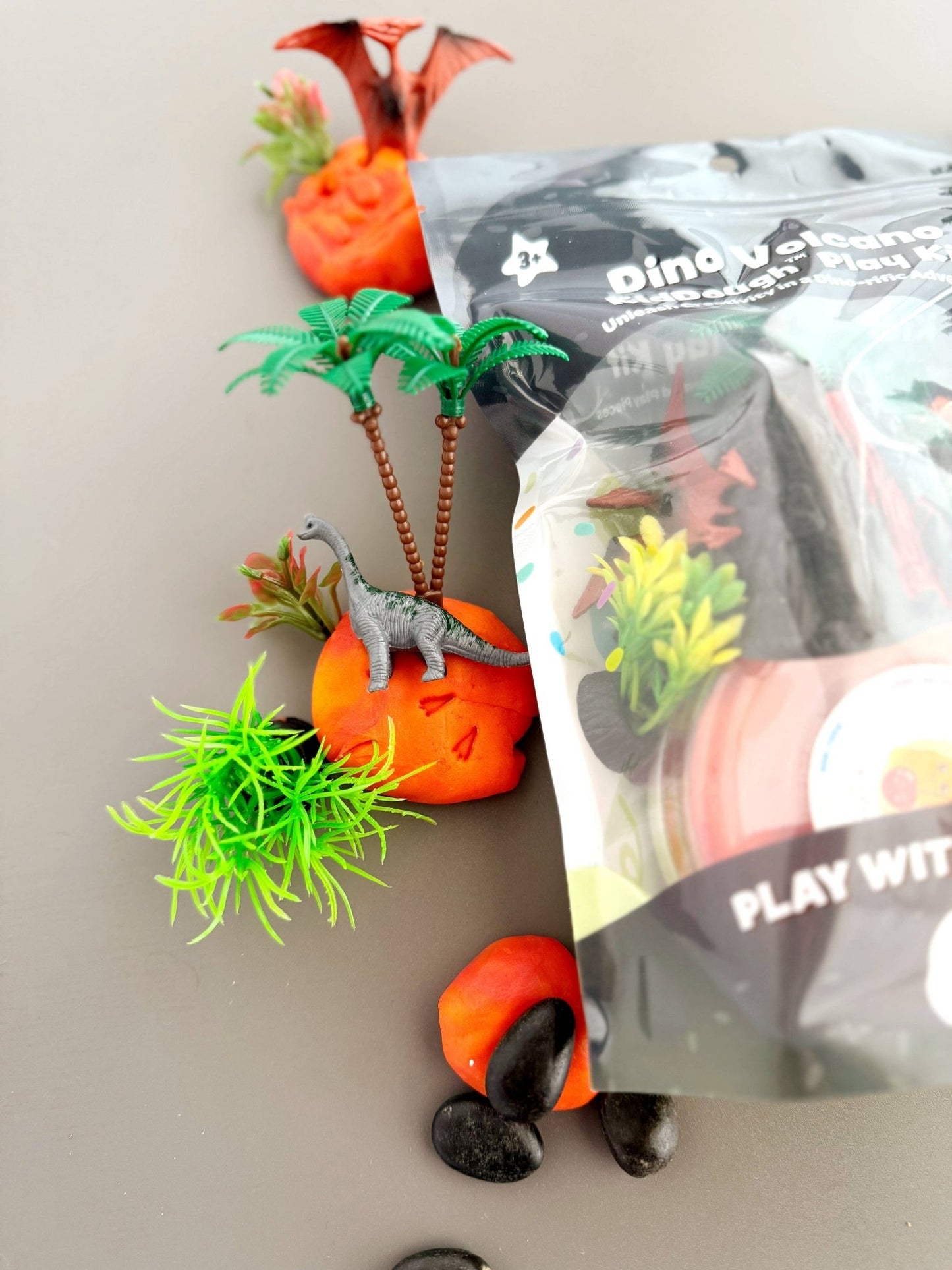 Dino Volcano KidDough Play Kit - Fresh Start Candles