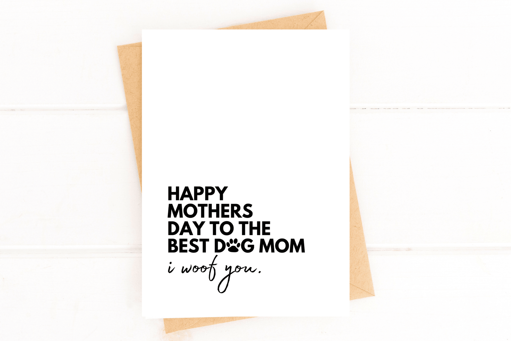 Dog Mom Mother's Day Greeting Card - Fresh Start Candles