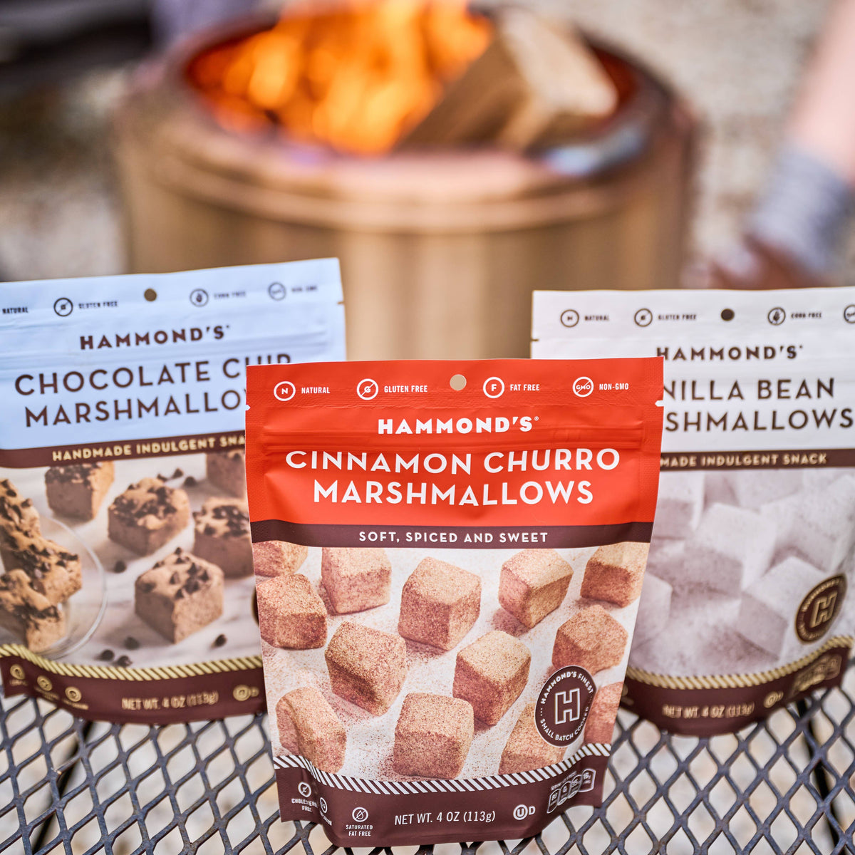 Handmade All-Natural Marshmallows - Cinnamon Churro -4oz Bag