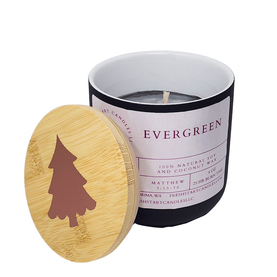 Evergreen 8oz - Fresh Start Candles