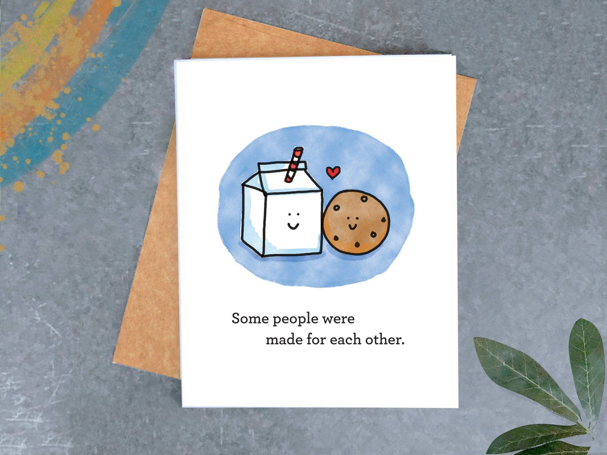 Milk & Cookies Love Card