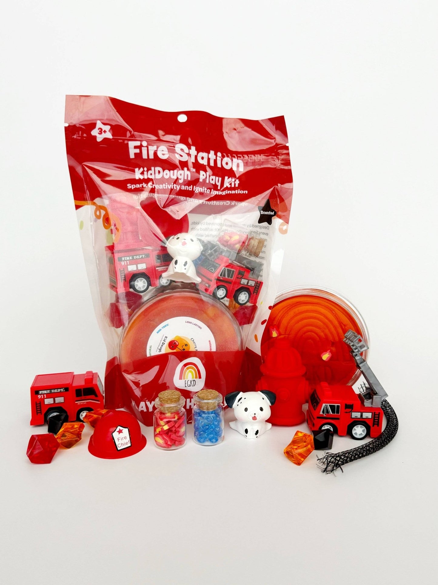 Fire Station KidDough Play Kit - Fresh Start Candles