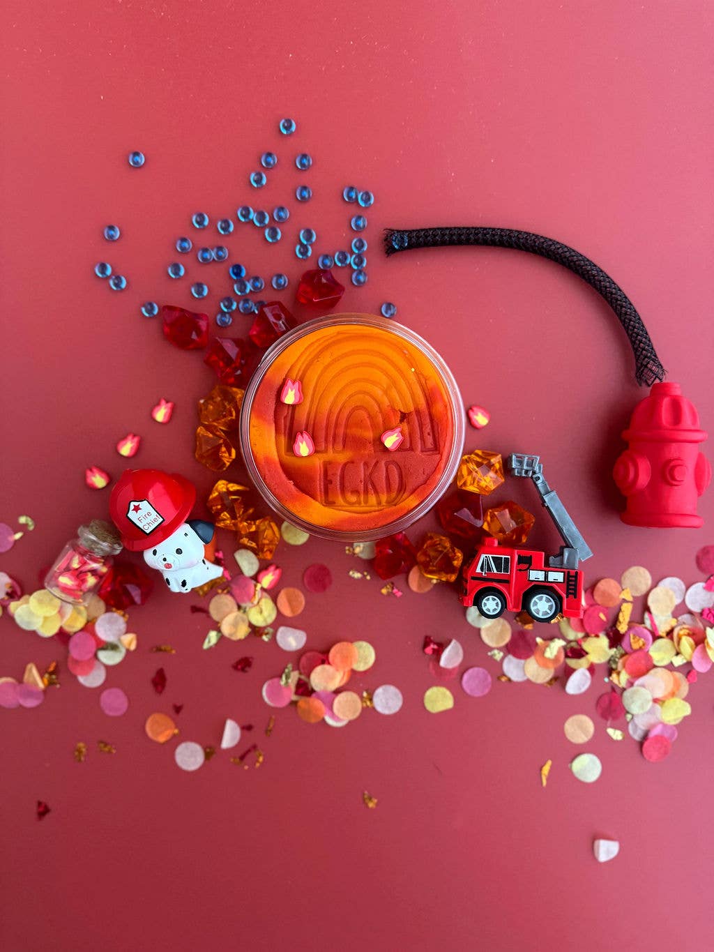 Fire Station KidDough Play Kit - Fresh Start Candles