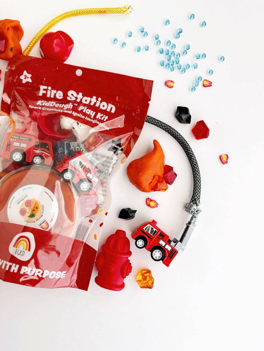 Fire Station KidDough Play Kit - Fresh Start Candles