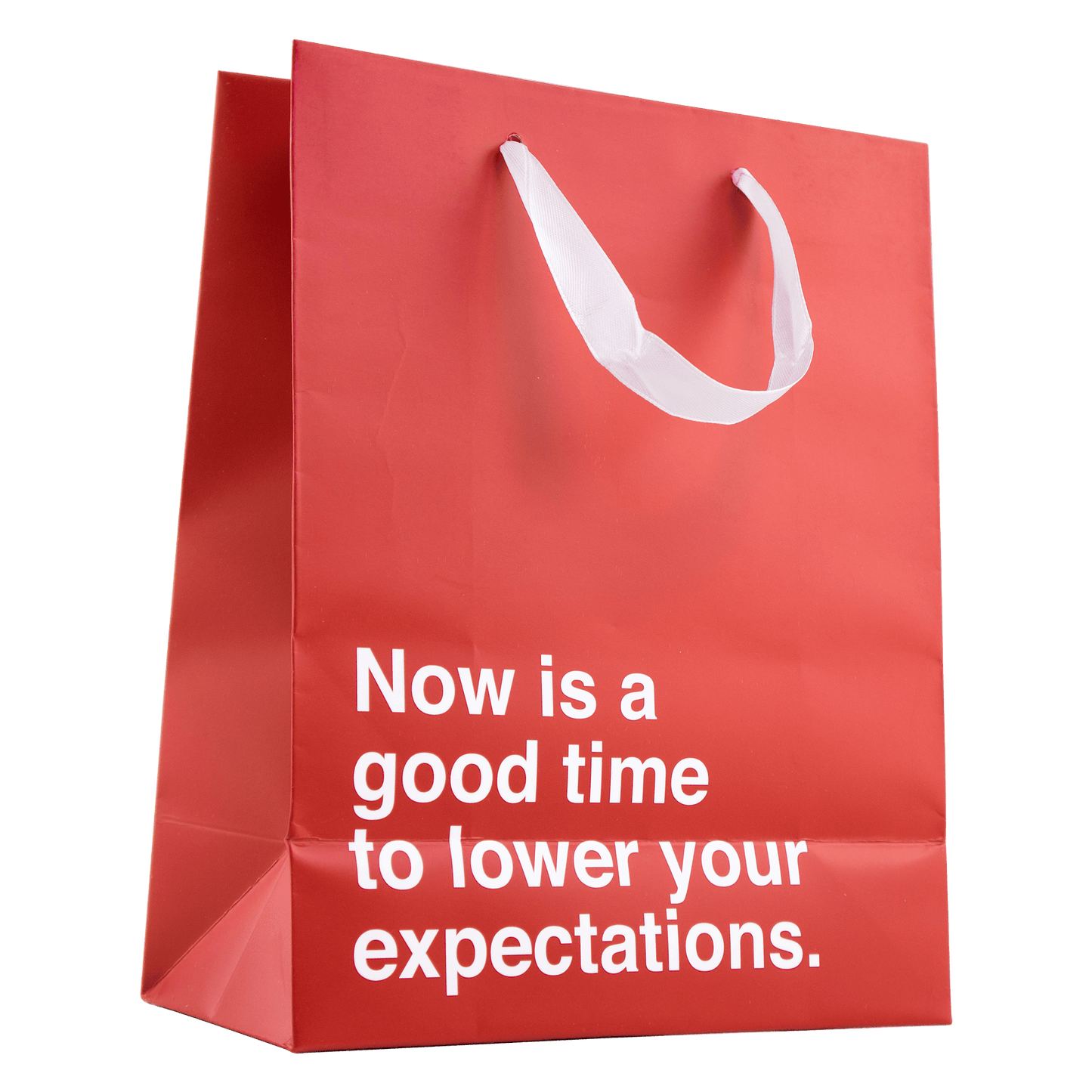 Funny Holiday Gift Bag: Lower Expectations - Fresh Start Candles