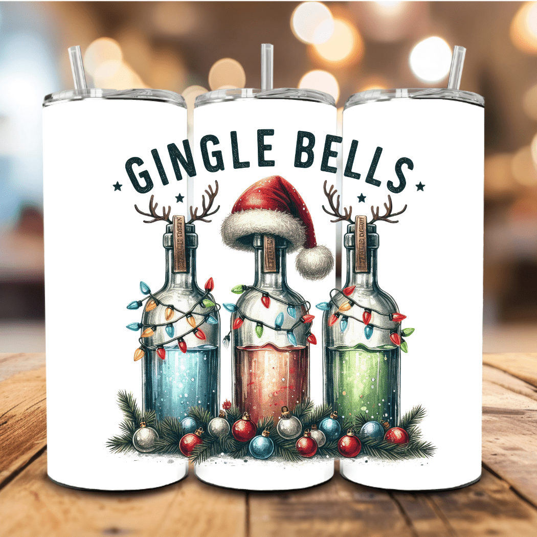Gingle Bells Christmas Tumbler - Fresh Start Candles