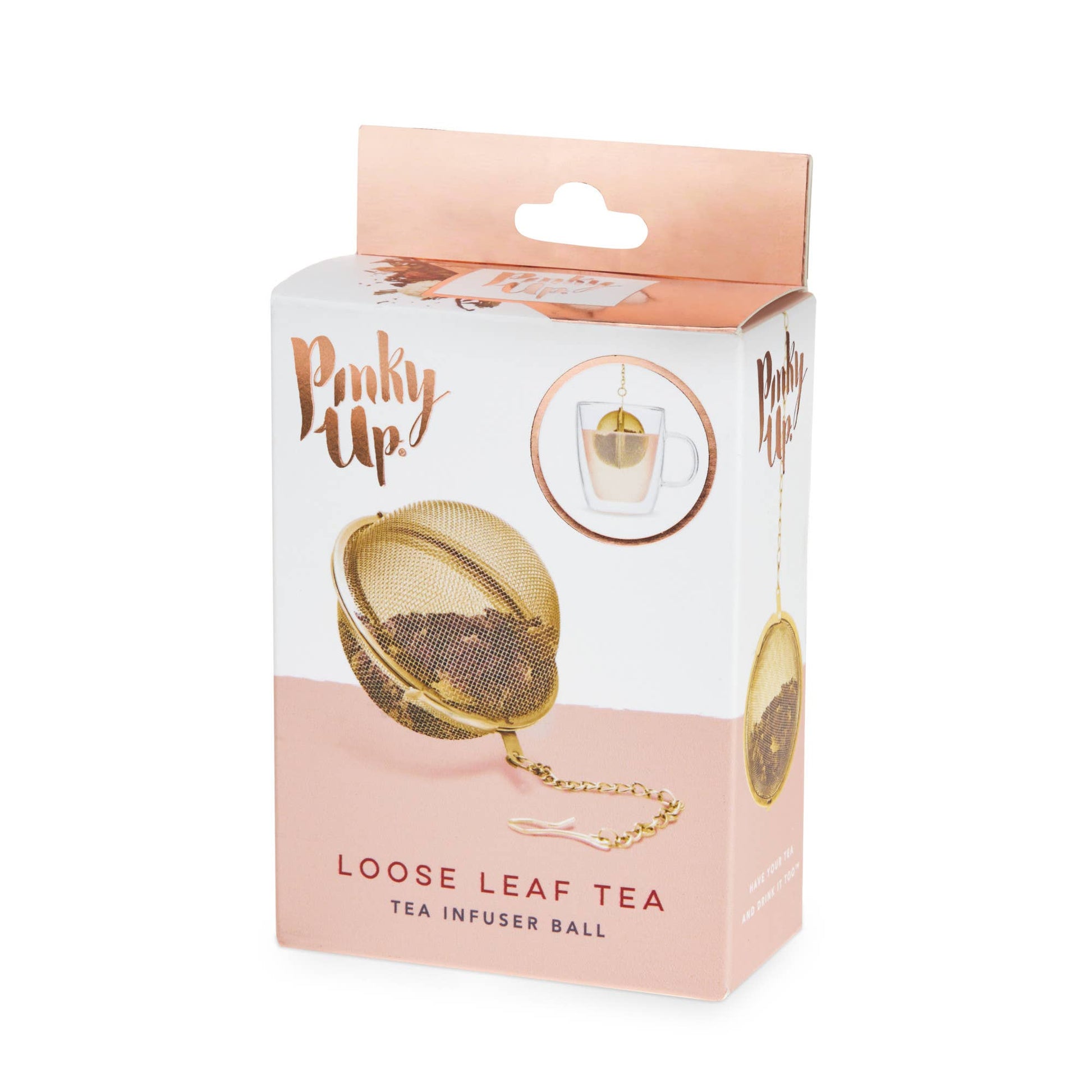 Gold Plated Stainless Steel Tea Infuser Small Mesh Ball - Fresh Start Candles