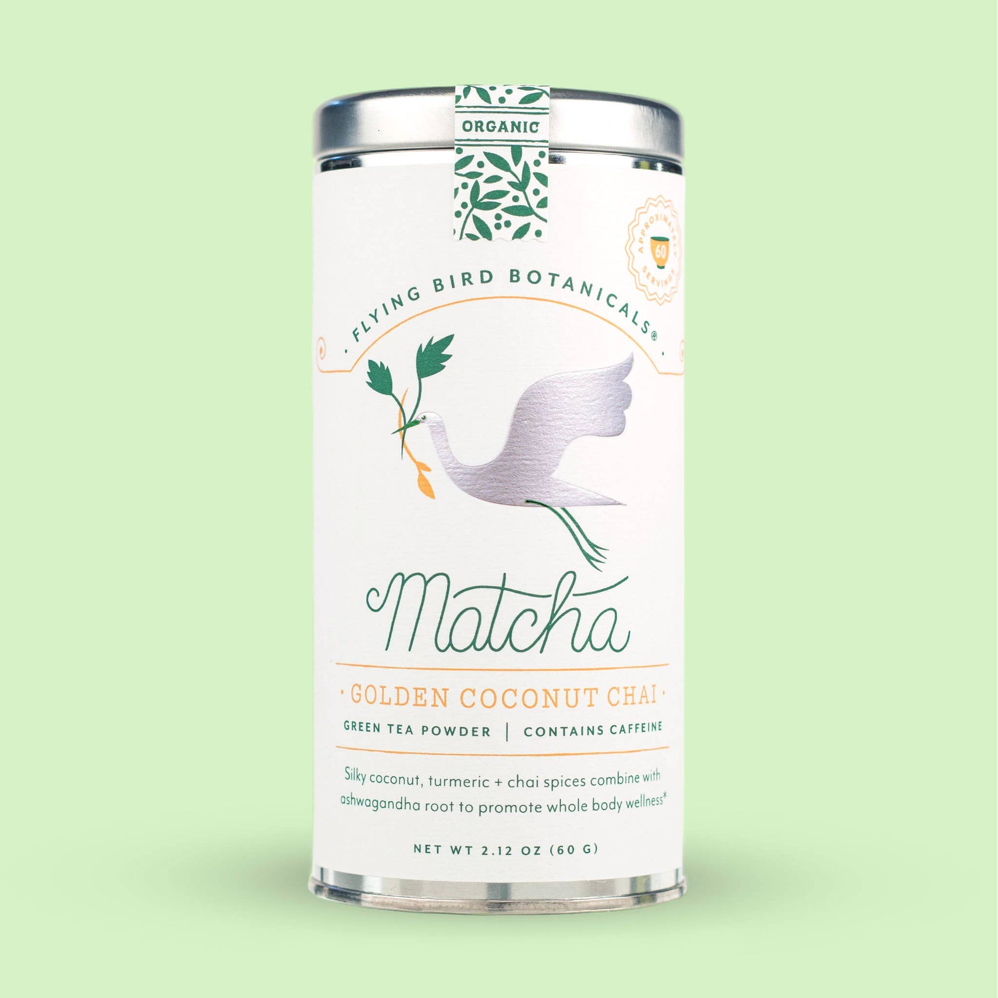 Golden Coconut Chai Matcha – Large Tin - Fresh Start Candles