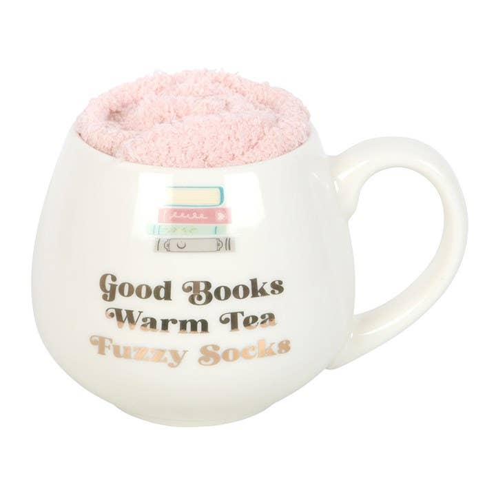 Good Books Mug and Socks Set - Fresh Start Candles