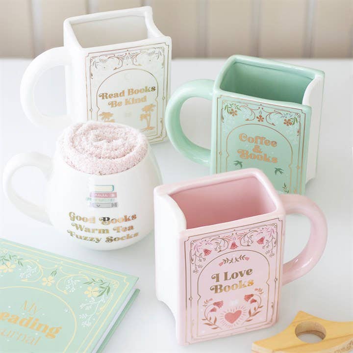 Good Books Mug and Socks Set - Fresh Start Candles