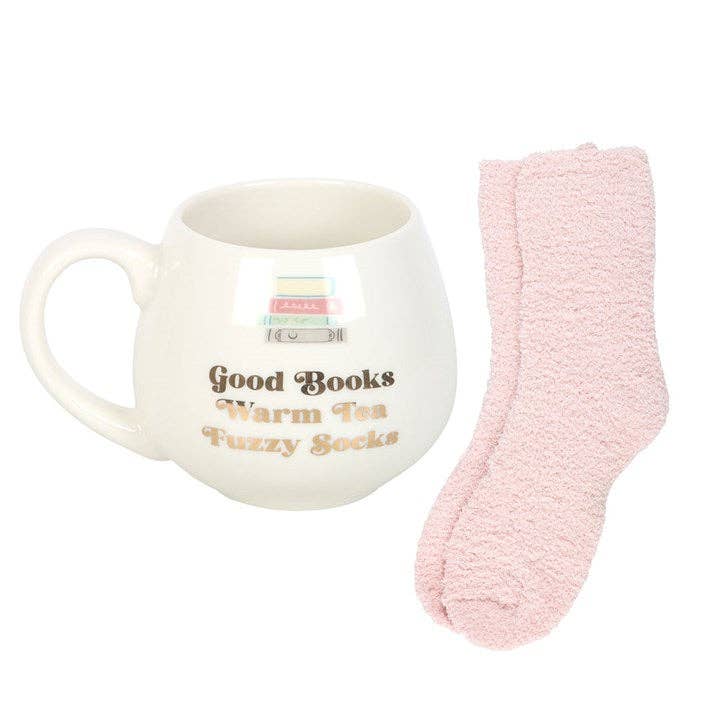 Good Books Mug and Socks Set - Fresh Start Candles