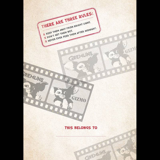 Gremlins: Gizmo Plush Journal (cute and fuzzy Gizmo) - SALE! - Fresh Start Candles