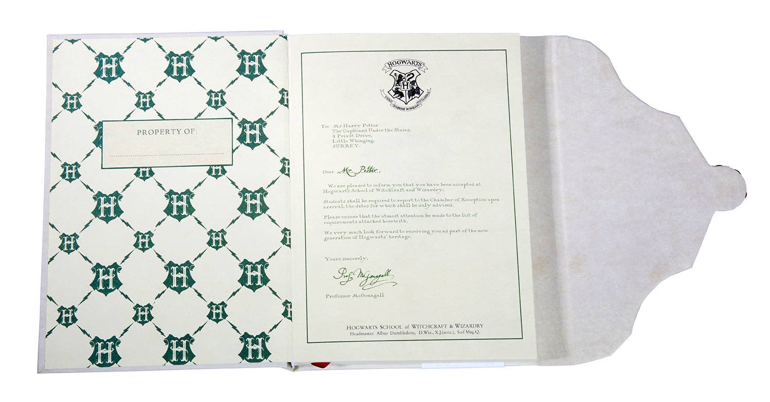 Harry Potter: Hogwarts Acceptance Letter Journal and Wand Pen Set - Fresh Start Candles