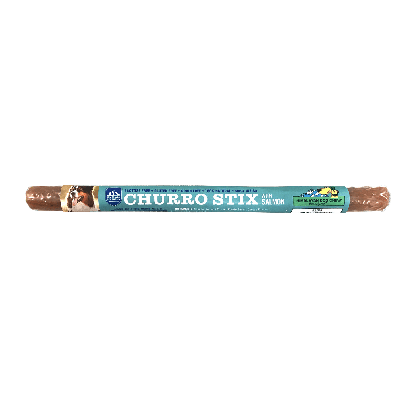 Himalayan Dog Chew Churro 10" Salmon - Fresh Start Candles