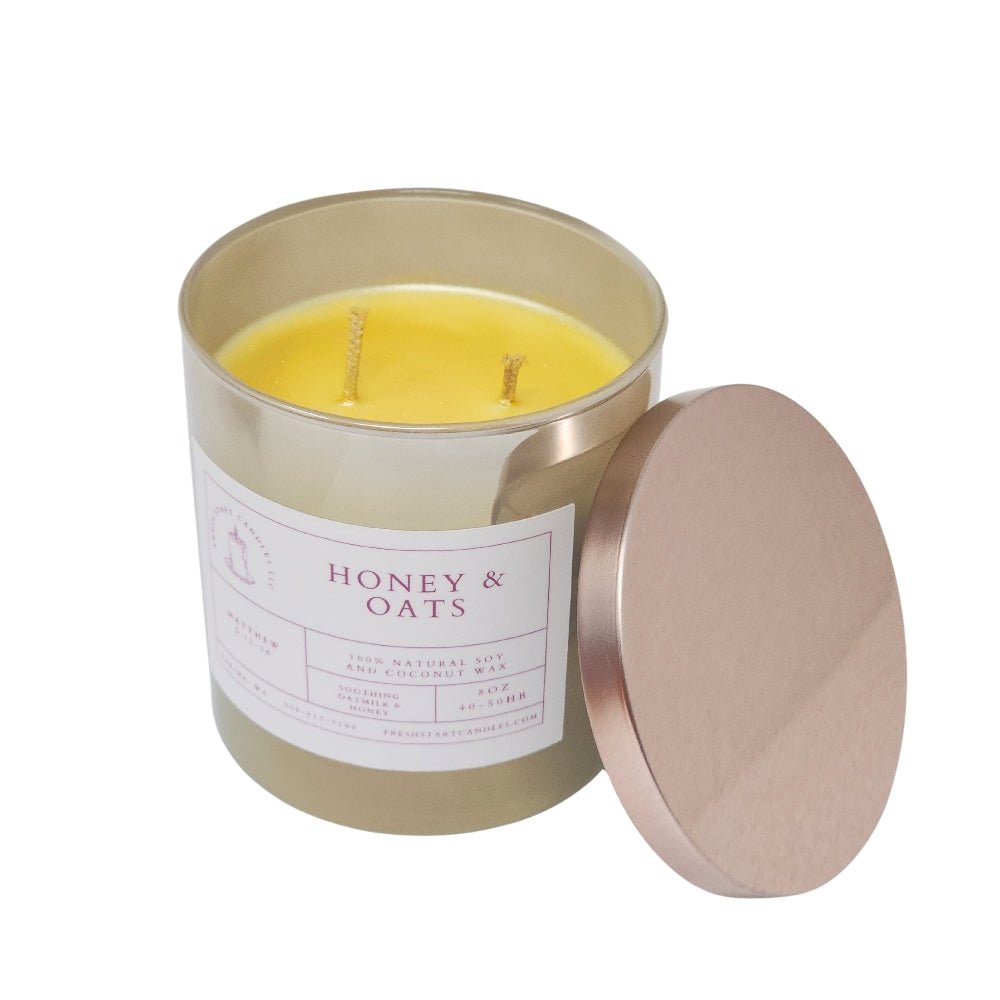 Honey & Oats 8oz - Fresh Start Candles