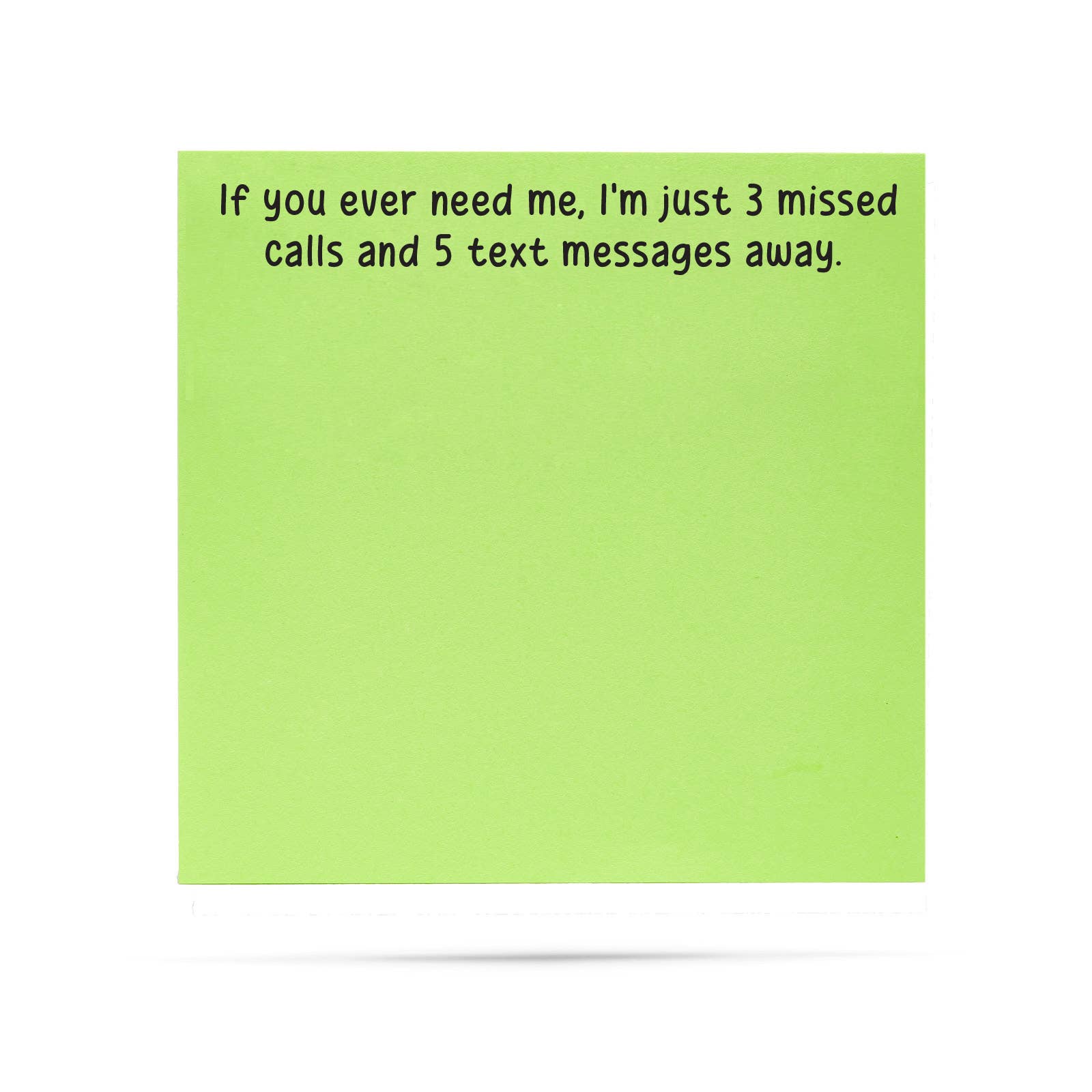 If you ever need me I'm just 3 missed calls | sticky notes - Fresh Start Candles