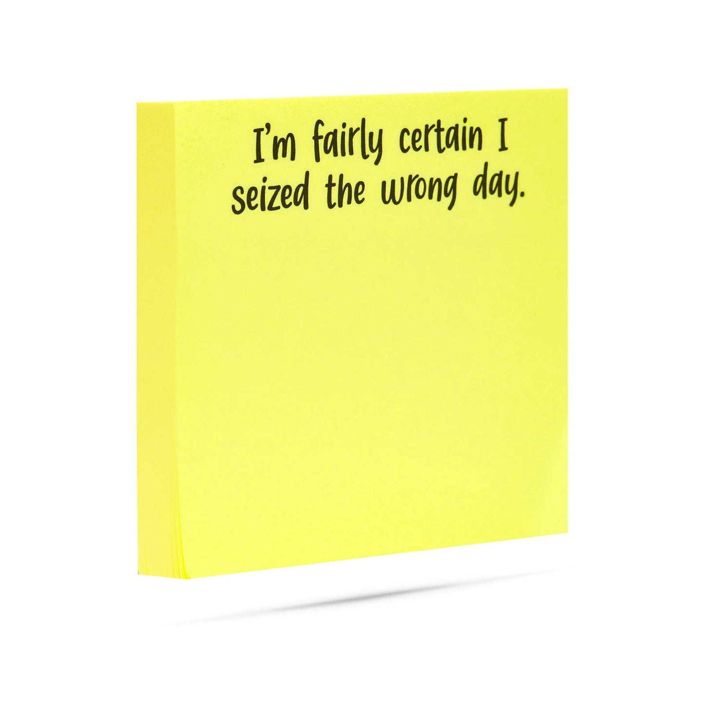 I'm fairly certain I seized the wrong day sticky notes - Fresh Start Candles