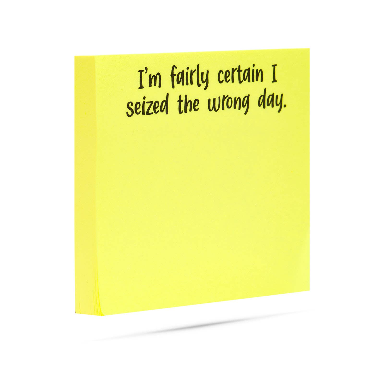 I'm fairly certain I seized the wrong day sticky notes - Fresh Start Candles